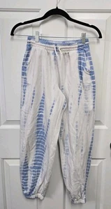 Gap Girls blue and white tie dye sweatpants - L (10) (cotton, polyester) - Picture 1 of 3