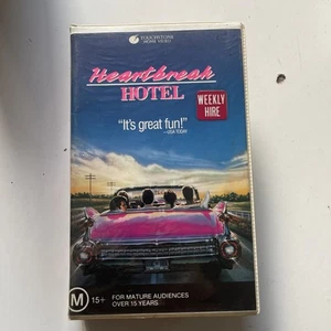 Heartbreak Hotel VHS 1988 Ex Rental Clamshell Roadshow Home Teen Elvis - Picture 1 of 5