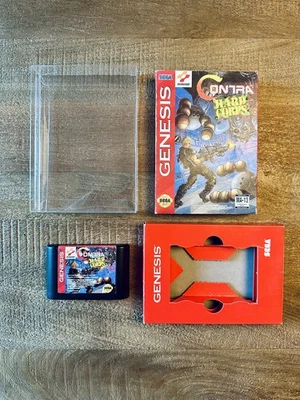 Contra: Hard Corps (Sega Genesis, 1994) Cardboard Box. No Manual. Protector! - Image 1 of 4