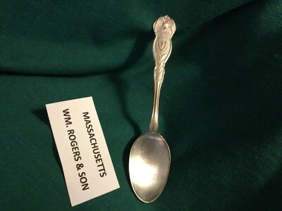 CUCHARA ANTIGUA - WM Rogers & Son AA - MASSACHUSETTS - Plateado - Cuchara de coleccionista Foto 1 de 3