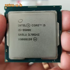 9Th Gen Intel Core i5-9600K LGA 1151 Coffee Lake CPU Processor 3.7GHz 6Core 9MB - Picture 1 of 1