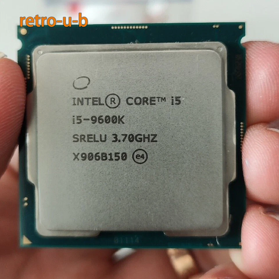 9Th Gen Intel Core i5-9600K LGA 1151 Coffee Lake CPU Processor 3.7GHz 6Core 9MB - Image 1 of 1