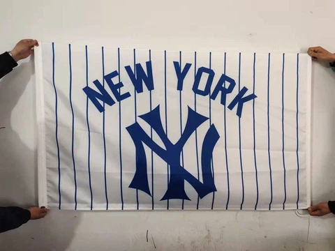 New York Yankees Striped Baseball 3x5 Banner FREE SHIPPING USA seller!!! Cover