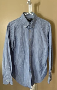 Lauren By Ralph Lauren Dress Shirt Adult 15.5 34/35 Green Tag - Picture 1 of 7
