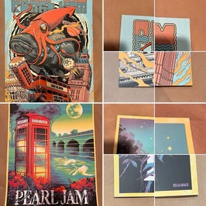 Two (2) Pearl Jam Posters London 2022 Pedro Correa Bella Grace Free Shipping!! - Picture 1 of 5