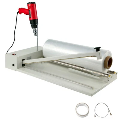 Uimoso 18" 530W Shrink Wrap Sealing Machine 1800W Heat Gun 558 Feet I-bar Sealer - Image 1 of 4