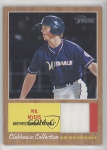 2011 Topps Heritage Minor League Edition Clubhouse Collection Relics Wil Myers