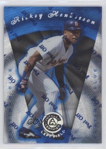 1997 Pinnacle Totally Certified Platinum Blue /1999 Rickey Henderson #76 HOF