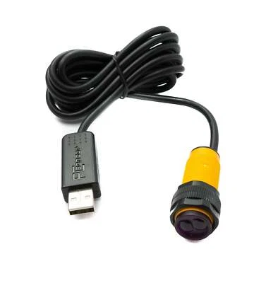 PC sensor USB 2.0 cable 2 m type A to infrared photoelectric sensor in black - Image 1 of 4
