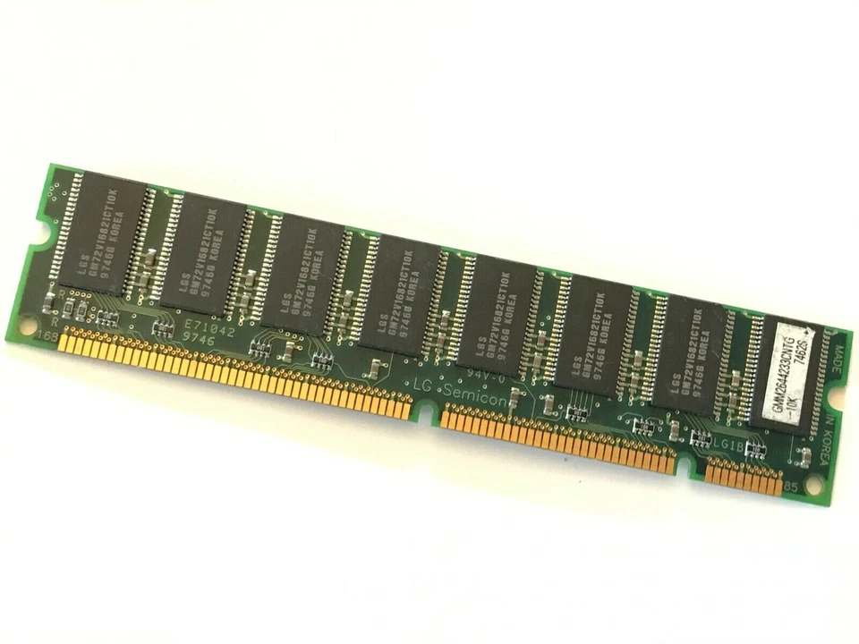 32MB 168 PIN SDRAM PC-66 GOLDSTAR GMM2644233CNTG-10K UK SELLER          fcb11.31 - Image 1 of 1
