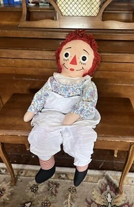 Rare Vintage 1960's The Original Knickerbocker 32" Raggedy Ann Doll FINAL SALE - Bild 1 von 13
