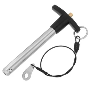 Stainless Steel 12mm Quick Release Ball Lock Pins Usable Length 80mm Security - Picture 1 of 6