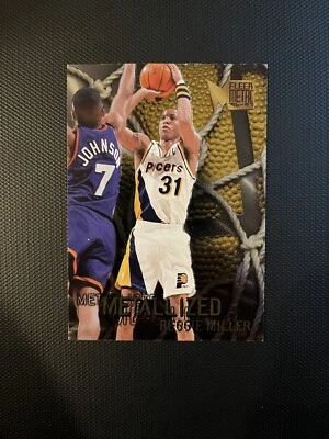 1996-97 Fleer Metal Reggie Miller Metallized #129 Pacers 🏀 - Image 1 of 4