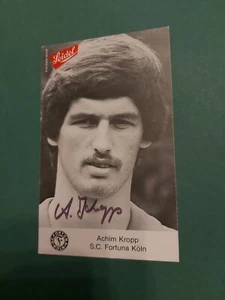 Fortuna Köln , A. Kropp ,Autogrammkarte, Fussball - Picture 1 of 2