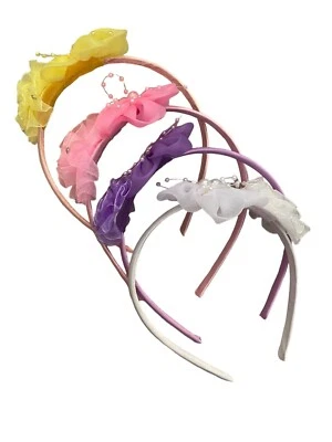 Girls Flower Bow Headbands - Image 1 of 4