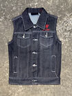 Red Ape Youth Small Denim Vest Pre Owned