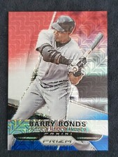 Barry Bonds 2015 Panini Prizm Red White Blue Prizm  #167