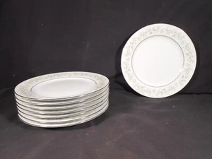 (8) NORITAKE Savannah 2031 8.25" Bread Plates Salad Plates Japan Exc - Picture 1 of 4