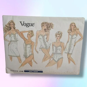 Vogue Slips Cami Teddy Panties Pattern #2146 (Size XS-S-M) UNCUT - Picture 1 of 12