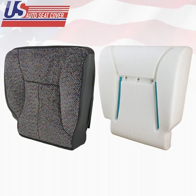 2000 2001 For Dodge Ram 2500 SLT Driver Bottom Cloth Seat Cover & Foam Dk  Agate - Image 1 of 4
