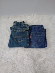 Levis 511 & Arizona Boys Jeans Size 6 Adjustable Blue Denim Lot Of 2 - Picture 1 of 11