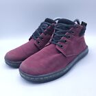 Dr Martens Belmont Lace Up Outdoor Boot Womens Size 7 AW004 Red Black