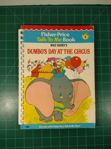 VINTAGE! 1978 Fisher Price Talk-To-Me Buch #3 - Dumbos Tag im Zirkus - Bild 1 von 4