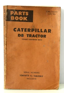 Libro de piezas CAT Caterpillar - tractor D8 - accionamiento convertidor de par 1978 - Imagen 1 de 6