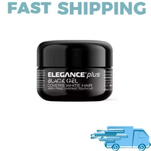 Elegance Plus Black Hair Gel 100ml Cover White Hair Original جل اليجانس اسود - Picture 1 of 1