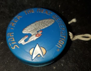Vintage STAR TREK: Plastic YO-YO - Next Generation / 1993 Spectra Star (KR) - Foto 1 di 2