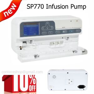 Portable Infusion Pump Rechargeable LCD Adjustable Alarm KVO Mode New SP770