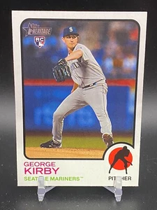 2022 Topps Heritage High Number George Kirby RC #677 Mariners - Picture 1 of 1