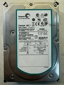SEAGATE 9X1006-003 ST3300007LC 300GB 10K RPM Ultra-320 SCSI Hot-Pluggable 80Pin - Picture 1 of 5