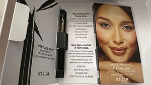 2 Stila Stay All Day Waterproof Liquid Eyeliner 0.25ml Each in Intense Black L11 - Picture 1 of 4