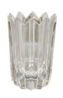 Orrefors Jan Johansson Fleur Pattern Crown Tulip Heavy Cut Crystal Vase 7.5”