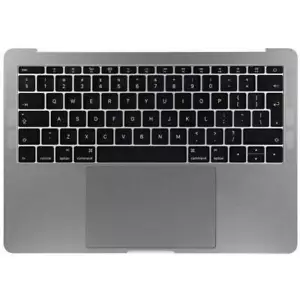 Apple Macbook Pro 13" A1708 Topcase Gehäuse Tastatur (QWERTZ) Trackpad Spacegrau - Bild 1 von 2