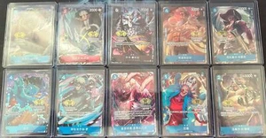 Tarjetas exclusivas del segundo aniversario chino TCG de una pieza de 10 piezas 2024 - Imagen 1 de 11