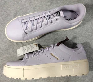 adidas Stan Smith Bonega X Platform Sneaker Sliver Dawn (Purple) Women’s 10 NIB - Picture 1 of 16