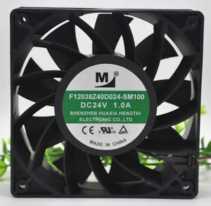 F12038Z40D024-SM100 24V 1.0A 24w 12038 12CM 2-lines Inverter cooling fan - Picture 1 of 4