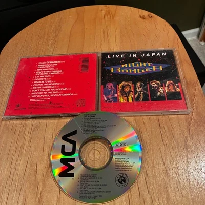 Night Ranger - Live In Japan CD 90s US press damn yankees brad gillis winger y&t Foto 1 de 4