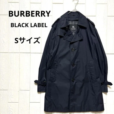 Gabardina para hombre talla S JP Burberry etiqueta negra gabardina Nova Check azul marino S JPN Foto 1 de 4