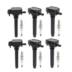 For Chrysler For Jeep 6PCS Ignition Coil & Iridium Spark Plug For Dodge - Picture 1 of 15
