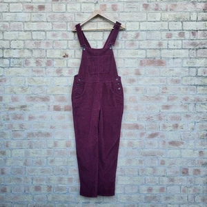 Fat Face Cord Latzhose Damen 12 Burgunderrot Tapered Leg - Bild 1 von 9