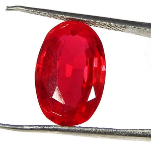 6.45CtsNatural Imitation Ruby Oval Cut Cabochon Loose Gemstones - Picture 1 of 3