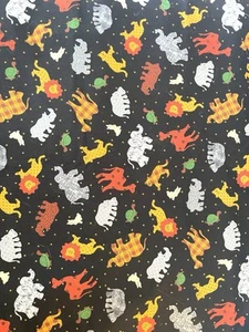VIP Dream Spinners Cranston Safari Animals Cotton Fabric 78" by 45" - Picture 1 of 2