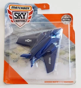 Matchbox Skybusters Lockheed Martin F-117 Nighthawk 2019 Blue - Picture 1 of 2