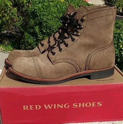 BOTAS GUARDABOSQUES HIERRO GRIS PIZARRA MULESKINNER RED WING 8087 RARAS DESCONTINUADAS 9 D Foto 1 de 4