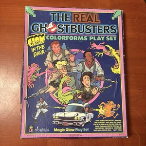 Juego mágico The Real Ghostbusters COLORFORMS - BRILLA EN LA OSCURIDAD - De colección 1986 - Imagen 1 de 13
