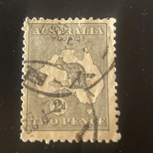 AUSTRALIA 1915 SG 35 Die Narrow Watermark With Vertical Line Varierty - Picture 1 of 3