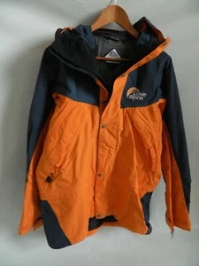 Womens Lowe Alpine Triple Point Ceramic Orange & Blue Hiking Hooded Jacket Sz. S - Picture 1 of 10